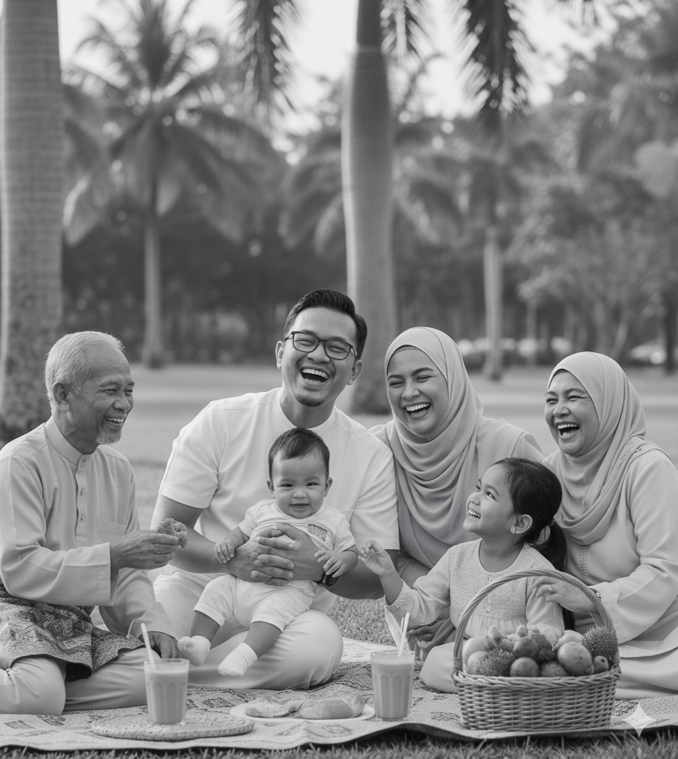 A Malay family together